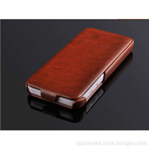 Flip genuine leather case for iphone 5/5S, fashion and popular